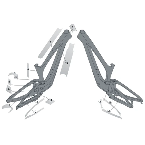 SYNCROS Kit de Protection Pour Cadre Bold Unplugged
